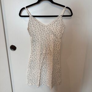 CouCou Intimates THE CAMI SLIP Blue Fields | Pointelle Size M